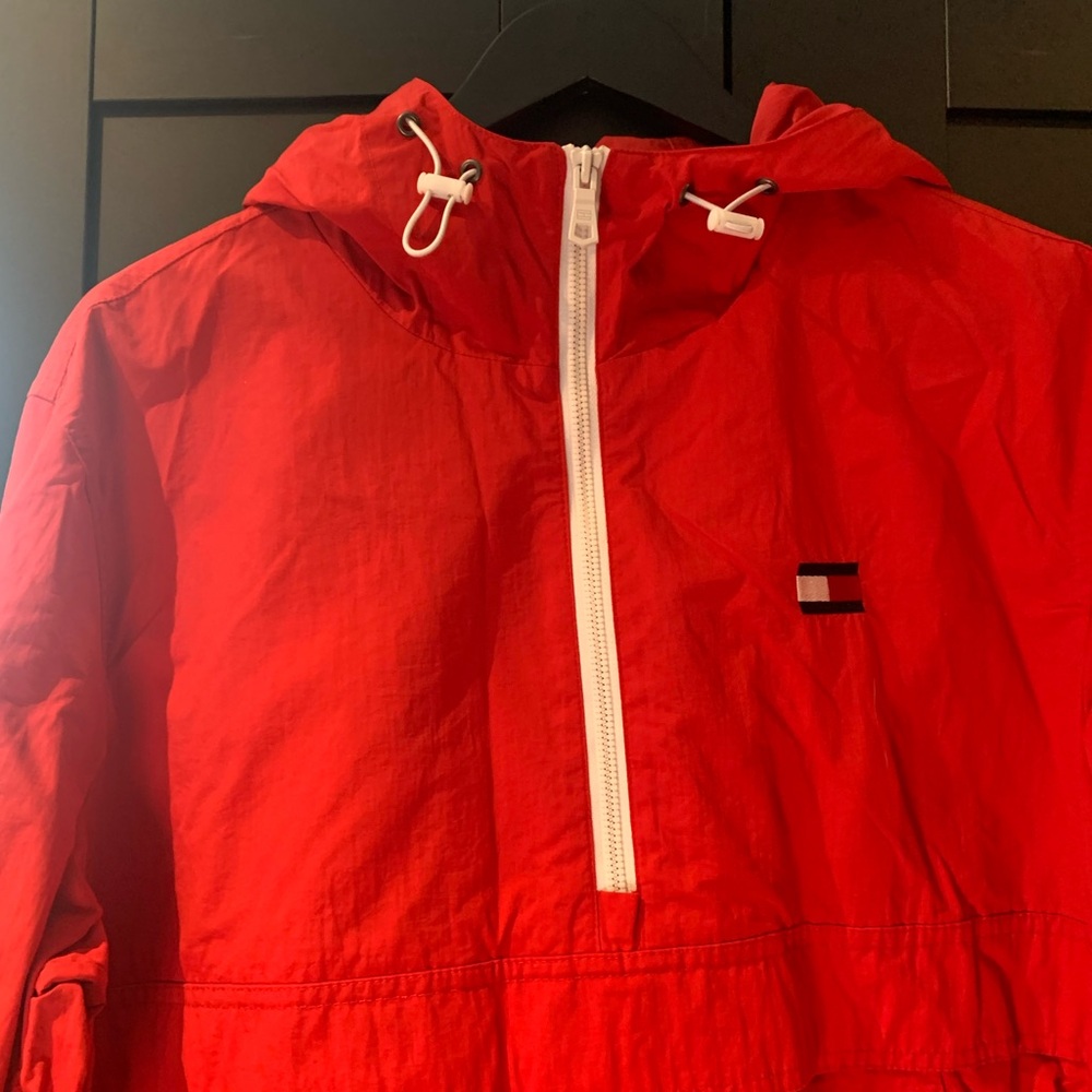 Tommy Hilfiger Retro Water Resistant Windbreaker Jacket